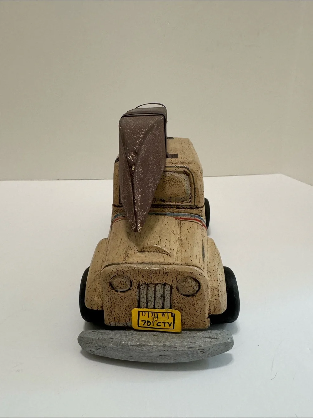 Vintage Wooden Jeep Style Car Canoe Rustic Cabin Decor